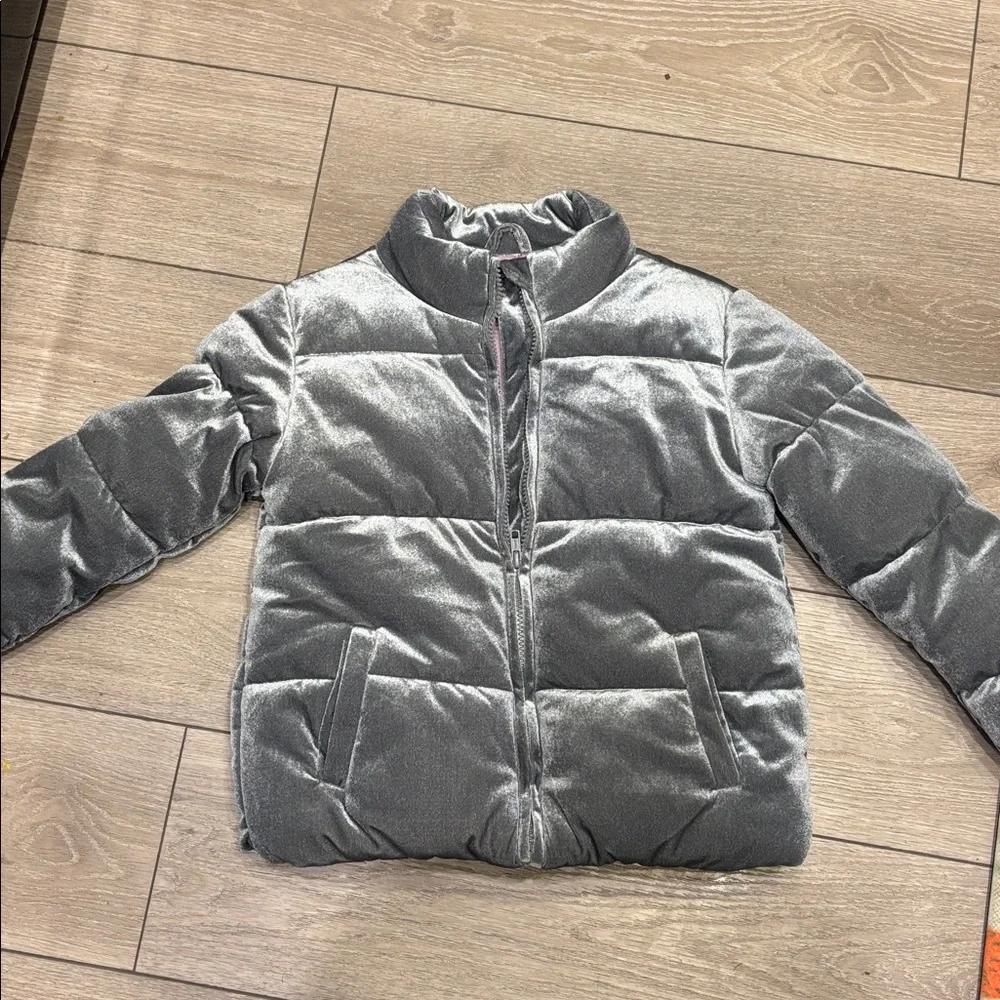 Gymboree Lavender/Gray puffy jacket size 7/8